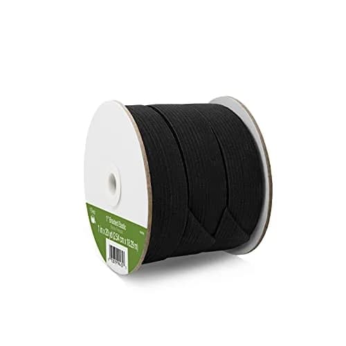 Dritz 1" Braided Elastic 20Y | Thin, Ribbed, Suitable for Waistbands & Edges thumbnail 2
