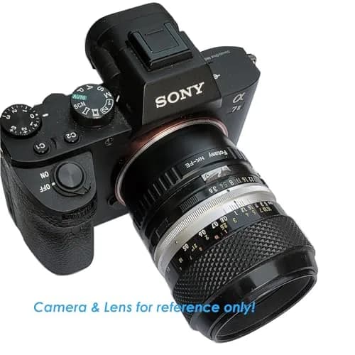 Fotasy Manual Nikon F Mount Lens to Sony E-Mount Adapter | Metal Construction for Sony Alpha & NEX Cameras thumbnail 5