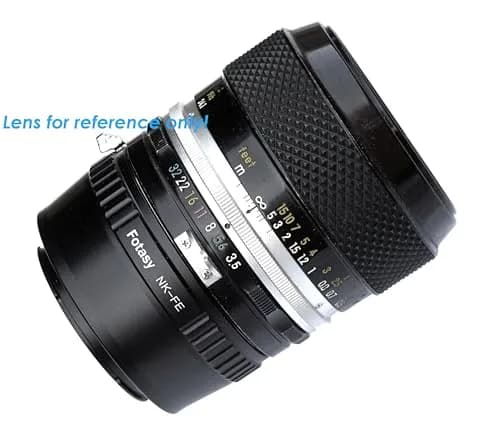 Fotasy Manual Nikon F Mount Lens to Sony E-Mount Adapter | Metal Construction for Sony Alpha & NEX Cameras thumbnail 3