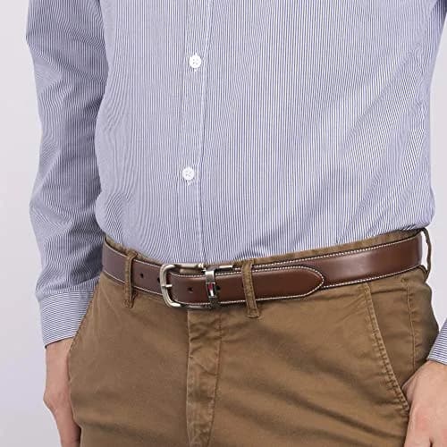Tommy Hilfiger Men's Reversible Belt, Dark Brown/Black, 44 | 1.25-inch Width, Leather & PU Blend thumbnail 4