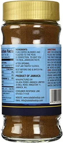 Jamaica Mountain Peak Instant Coffee 6 OZ | Jamaican Unflavored Roast, Kosher Certified, 170g, Drink Hot or Cold thumbnail 3