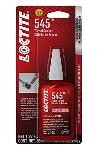 Loctite 545 Pneumatic/Hydraulic Thread Sealant 36ml (1.21 Fl Oz) | Seals High-Pressure Systems thumbnail 1