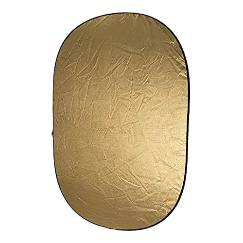 Fotodiox 40x60in 5-in-1 Collapsible Reflector Panel with Bag for Photography and Video – Black, Gold, Silver, Translucent, White | Multi-Application Light Modifier thumbnail 4