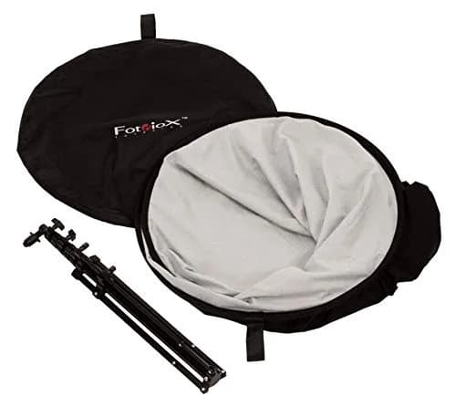 Fotodiox 5x7ft Collapsible Background Kit | Black & White Portable Photo Studio thumbnail 2