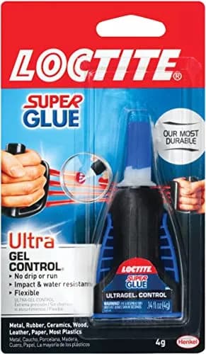 Loctite Super Glue Ultra Gel Control 0.14 fl oz | Impact & Temperature Resistant, Clear, Rubber-Toughened thumbnail 1