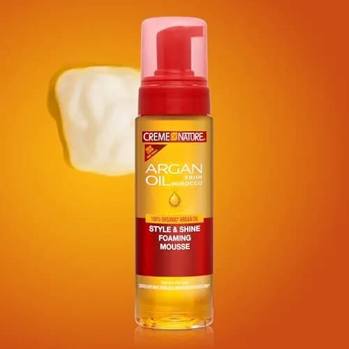 Creme of Nature Style & Shine Foaming Mousse 200ml (7 fl oz) | Defines Curls & Controls Frizz thumbnail 8