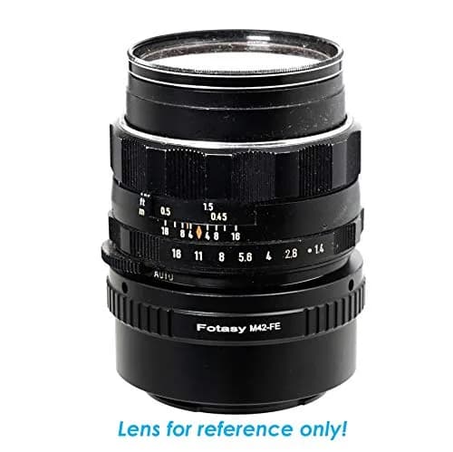 Fotasy Copper Adjustable M42 Lens to E Mount Adapter | Sony E-Mount Camera Lens Adapter thumbnail 2