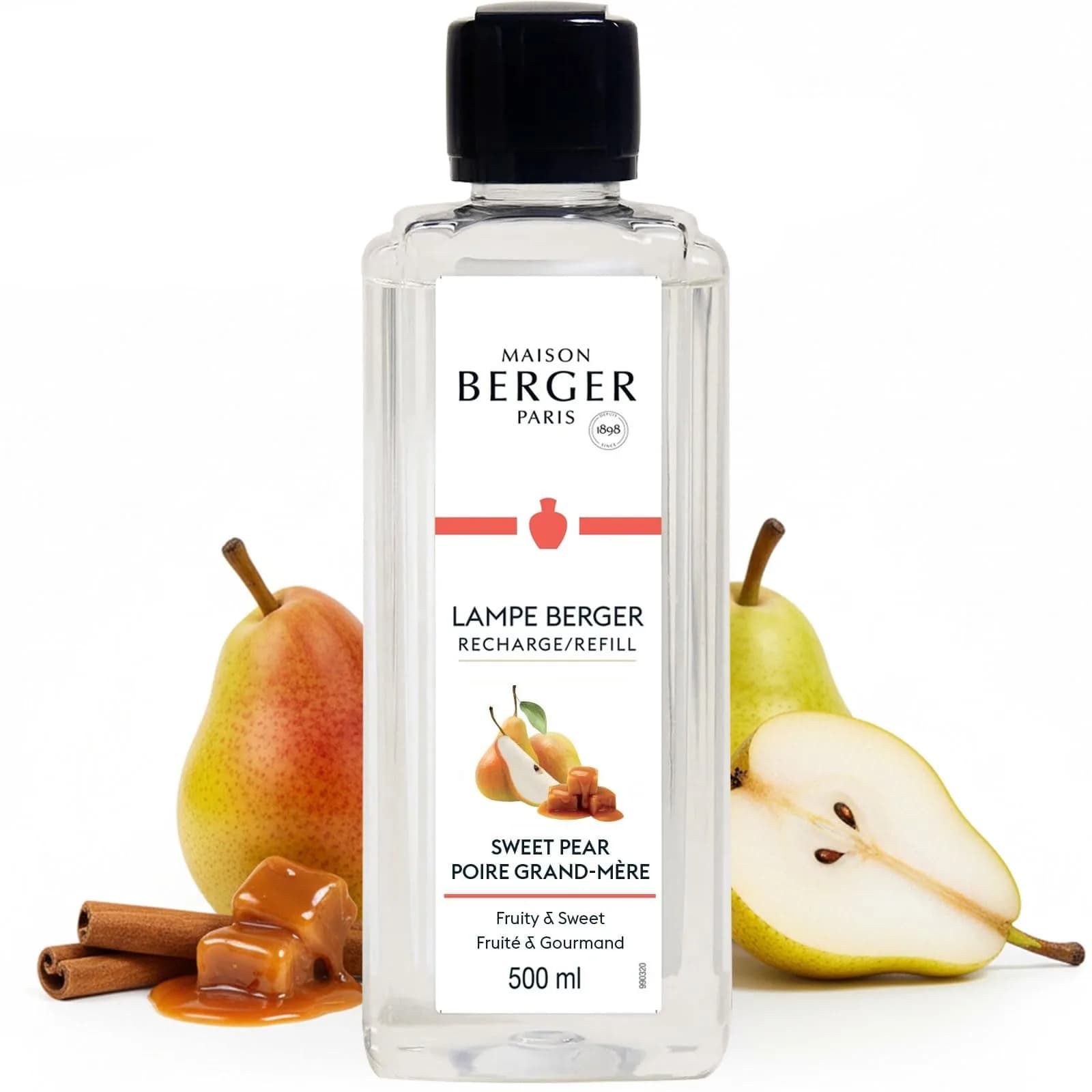 MAISON BERGER Sweet Pear Refill 500ml (16.9 Fl Oz) | French Fragrance & Odor Neutralizer