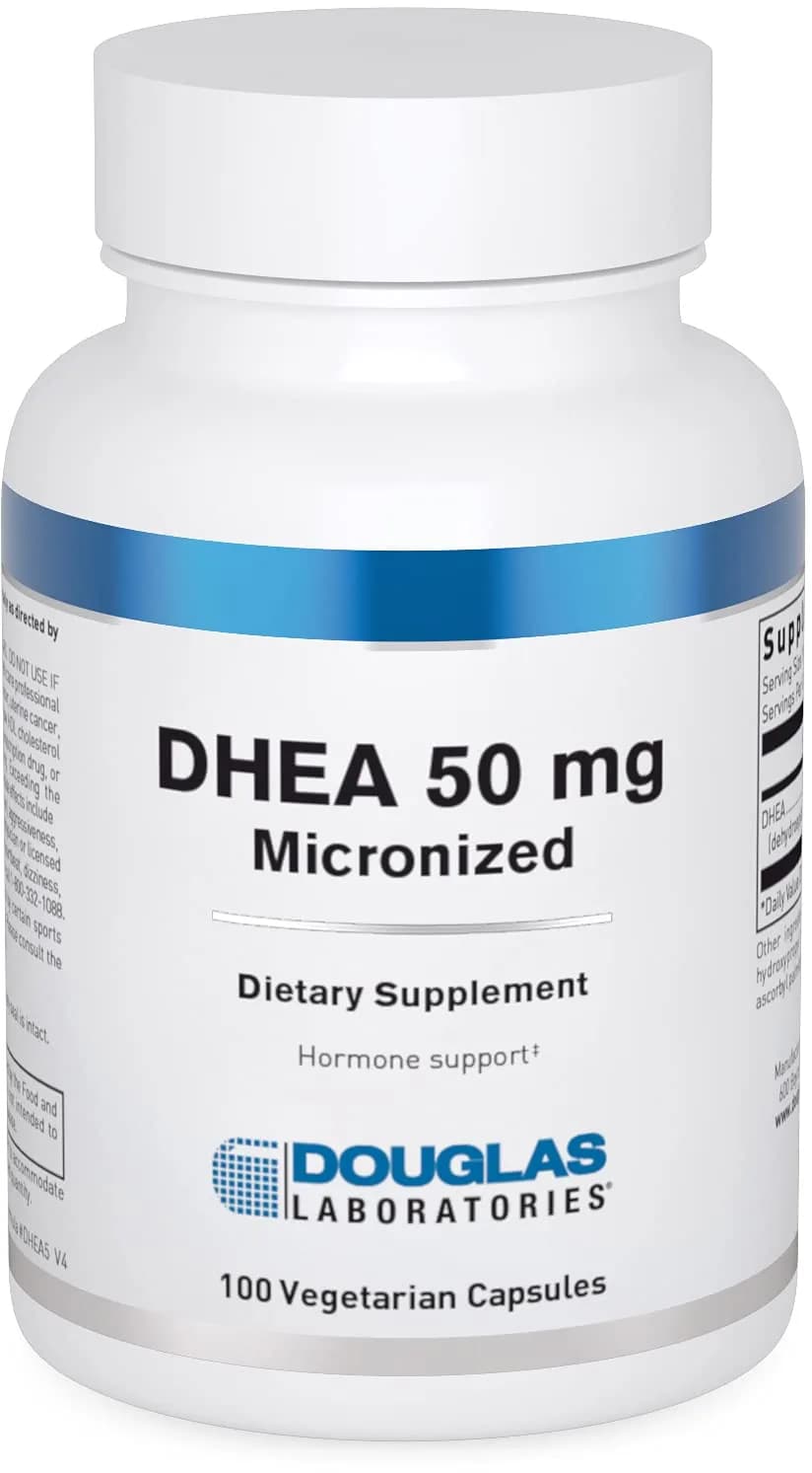 Douglas Laboratories DHEA 50 mg Capsules | Supports Hormone Balance, Immunity, Brain, Bone & Metabolism* (70-120 chars) - main product image