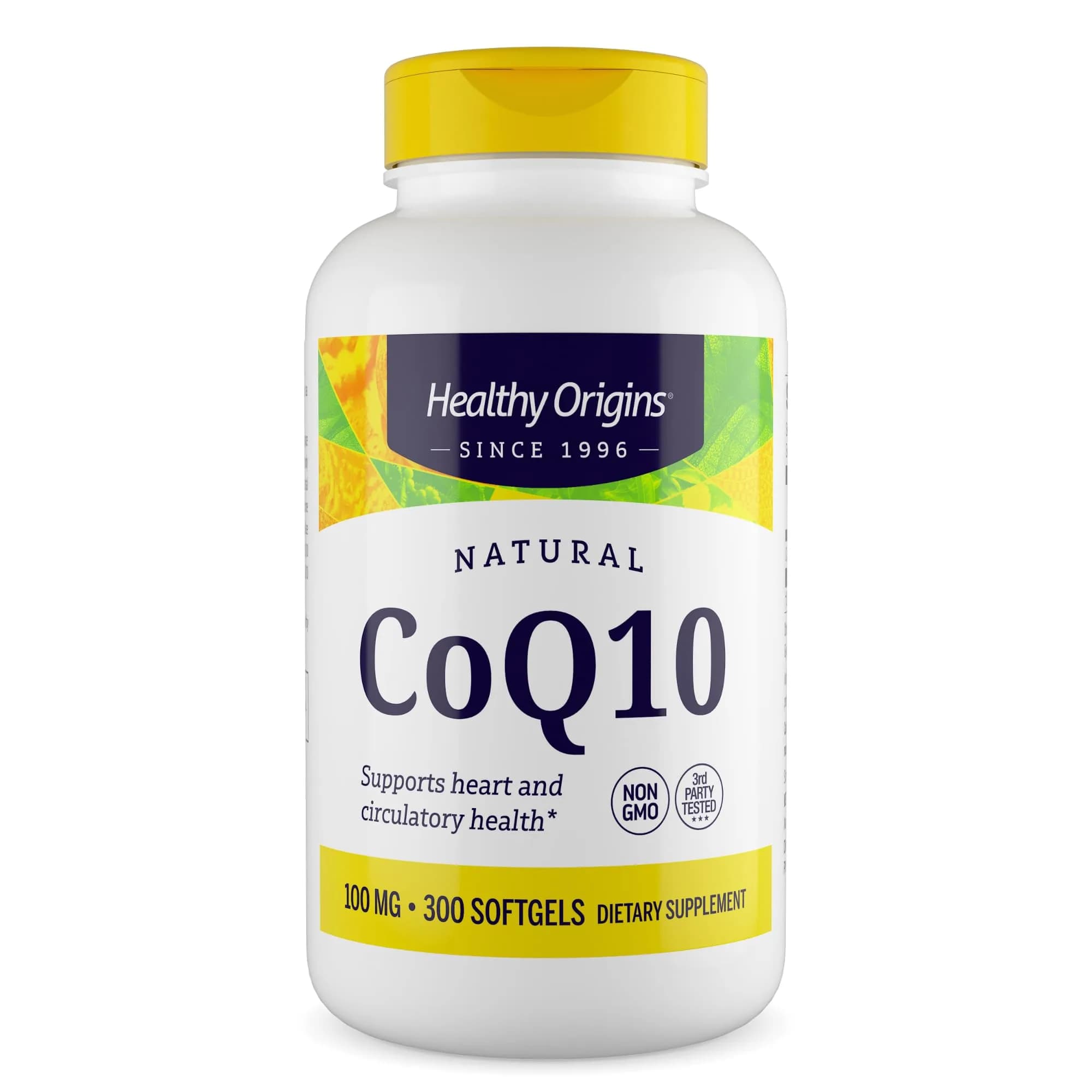 Healthy Origins CoQ10 100 mg Softgels 60 Count | Cellular Energy Production Support — Unflavored