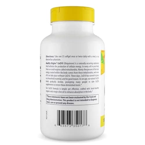 Healthy Origins CoQ10 100 mg Softgels 300 Count thumbnail 2