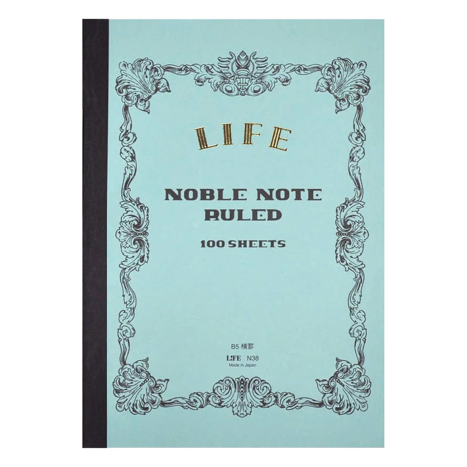 Life Noble Notebook Grid A5 21cm x 14.8cm (100 Pages) | Fountain Pen Friendly Paper — Noble Notebook