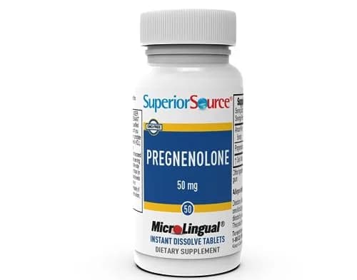 Superior Source Pregnenolone 50 mg | Sublingual Tablets for Hormone & Brain Support, 50 Count thumbnail 4