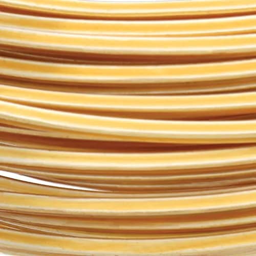 The Beadsmith Square Craft Wire - Soft Temper Beading Wire, Gold Color, 18 Gauge (0.04 inches / 1 mm), 4 Yards thumbnail 5