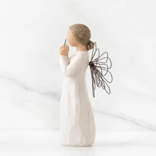 Willow Tree Bright Star Angel Figurine 6.7 x 5 in | Hand-Painted Resin, Inspirational Gift thumbnail 3