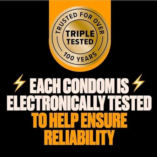 TROJAN Magnum Large Size Lubricated Condoms, 12 Count | Thinner Latex for Natural Feel thumbnail 4