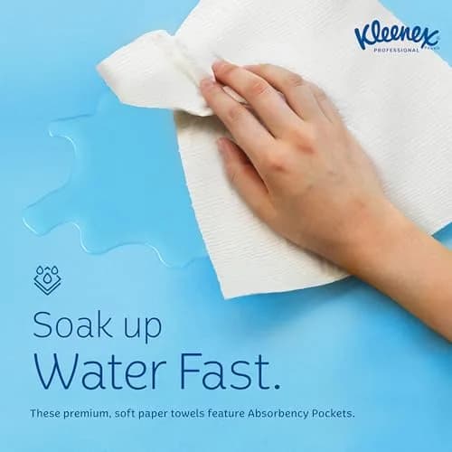 Kleenex Professional Multifold Paper Towels 8 x 150 Sheets | Soft, Absorbent, Eco-Friendly Office Towels thumbnail 5