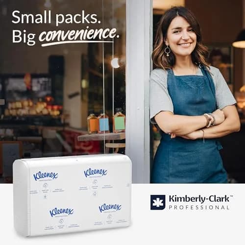 Kleenex Professional Multifold Paper Towels 8 x 150 Sheets | Soft, Absorbent, Eco-Friendly Office Towels thumbnail 3