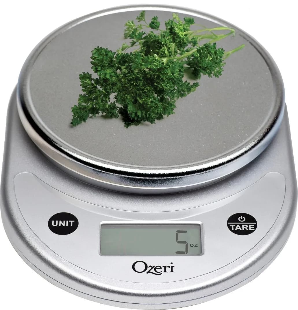 Ozeri Pronto Kitchen and Food Scale with Variable Graduation Technology | Accurate & Compact (70-120 chars) - main product image