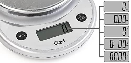 Ozeri Pronto Kitchen and Food Scale with Variable Graduation Technology | Accurate & Compact (70-120 chars) thumbnail 2