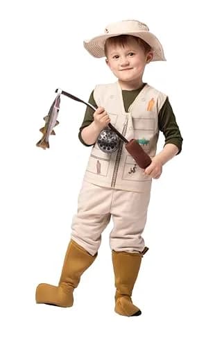Rasta Imposta Future Fisherman Costume Brown 3-4T | Adorable Role-Play Outfit thumbnail 4