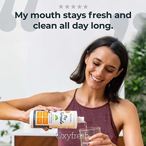 Oxyfresh Pro Formula Fresh Mint Mouthwash 16 Fl Oz | Zinc & Fluoride Free, Alcohol-Free, Gentle for Gums thumbnail 3