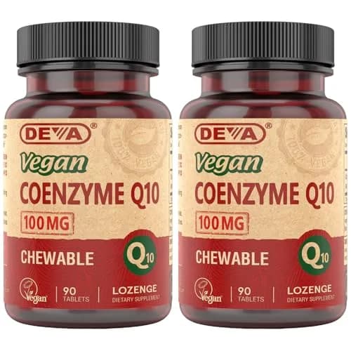 DEVA Vegan Vitamins Coenzyme Q10 100mg thumbnail 1