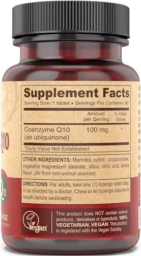 DEVA Vegan Vitamins Coenzyme Q10 100mg thumbnail 3