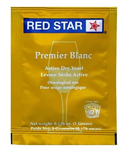Red Star Premier Blanc Champagne Yeast Pack of 10 (50g total) | Strong Fermenter for White Wines & Juices thumbnail 1