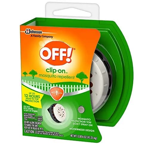OFF! Clip-On Mosquito Repellent 1 Pack | Up to 12 Hours Odorless Protection, Battery Fan, Small & Portable thumbnail 2