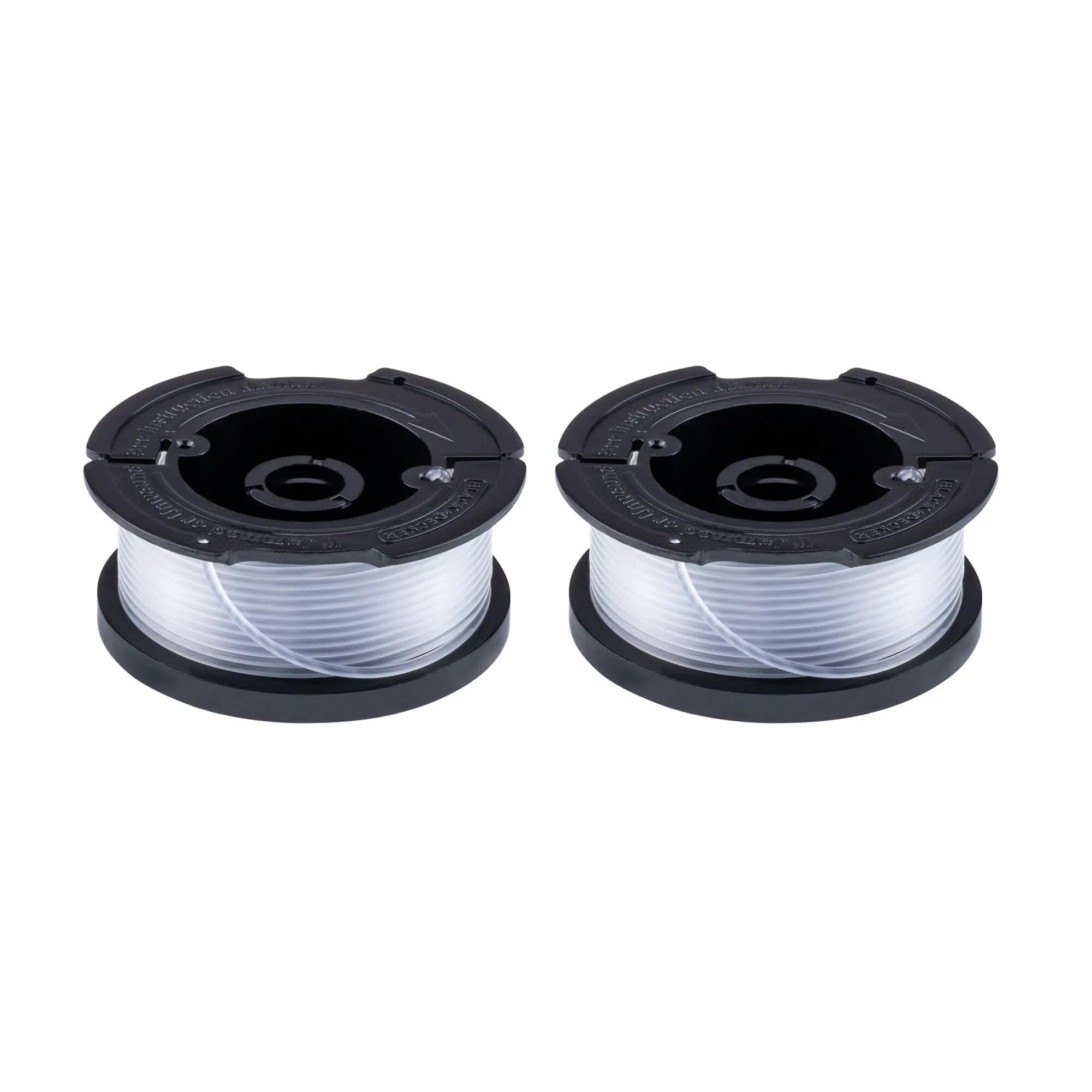 Black+Decker Replacement Spool 30 ft .065-Inch | Auto Feed String Trimmer Line 2-Pack