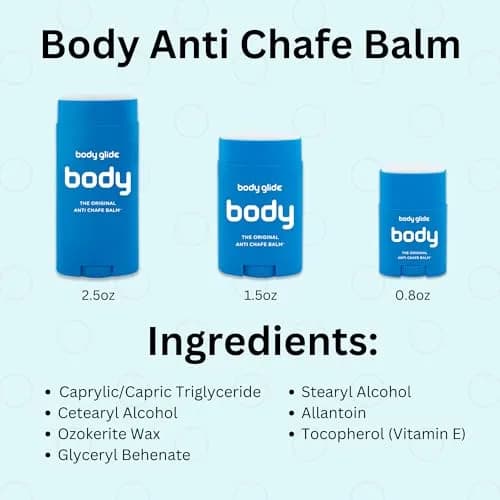 Body Glide Original Anti Chafe Balm Stick 74ml (2.5oz) | Prevents Skin Chafing & Irritation thumbnail 7