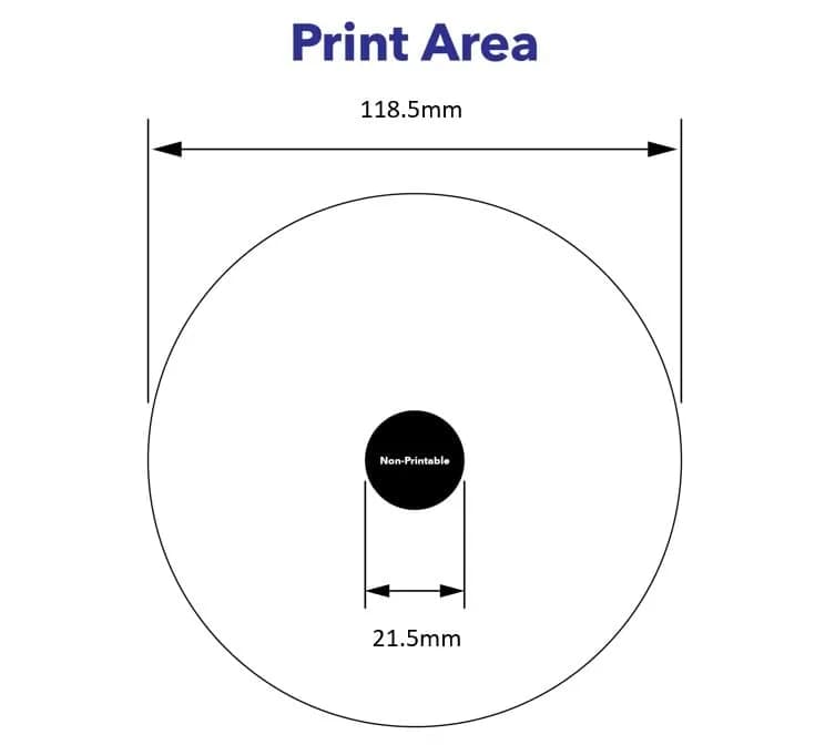 Verbatim BD-R 25GB 16X Blu-ray Recordable Media Disc DataLifePlus White Inkjet Hub Printable 50pk Spindle | Archival Durability for HD Video & Audio thumbnail 2
