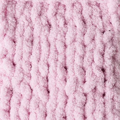 Bernat Baby Blanket Yarn Pink 100g (3.5oz) Super Bulky 6 | Soft Chenille-Style Polyester for Baby Projects thumbnail 3