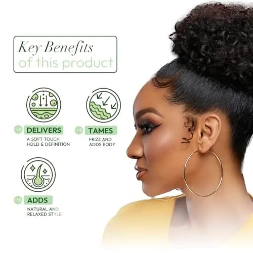 ORS Olive Oil Hold & Shine Wrap Set Mousse 7 Ounce | Nourishing Coconut & Olive Oil for Restorative Shine thumbnail 3