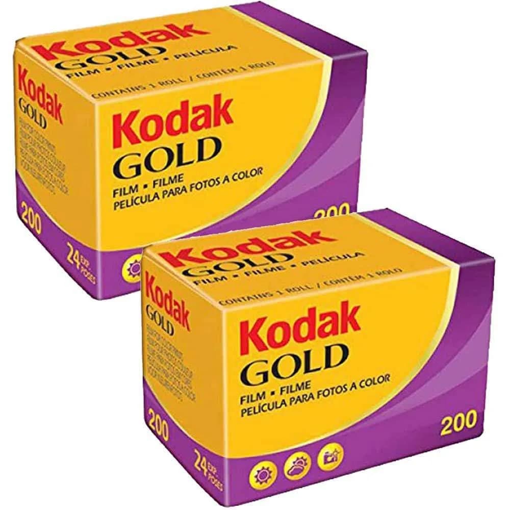 Kodak Gold 200 135/24 Film (Pack of 2) | Low-Speed Color Negative Film for Photography - main product image