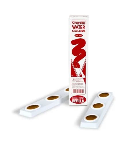 Crayola Oval Pans Watercolor Refills, Brown | 50ml (1.7 Fl Oz) | Non-Toxic Washable Paint thumbnail 1