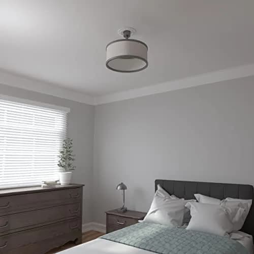 Ekena Millwork Claremont Ceiling Medallion 9"OD x 4 1/2"ID x 1/2"P (22.9cm OD x 11.4cm ID x 1.3cm P) | Lightweight Polyurethane for Easy Installation thumbnail 9