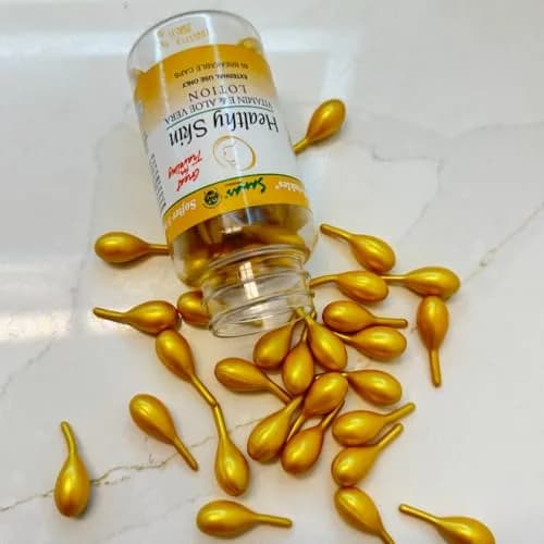 Sanar Naturals Healthy Skin Vitamin E & Aloe Vera Lotion Capsules | Supports Hydrated, Smooth Skin in a Travel-Friendly Pack thumbnail 7