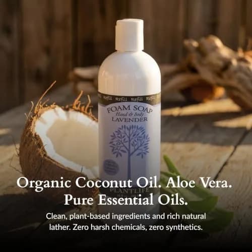 Plantlife Lavender Foam Soap Refill 473ml (16 Fl Oz) | Gentle Moisturizing Body Wash for All Skin Types thumbnail 2