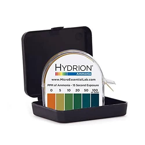 Micro Essential Lab AM-40 Hydrion Ammonia Test Paper Roll 0-100ppm, 4.57m (15') | Coolant Efficiency Indicator thumbnail 1