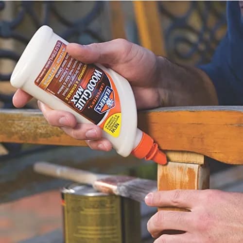 Elmer's Carpenter's Wood Glue Max Interior and Exterior 16 Ounces (473 ml) | Extra-Strength, Sandable, Paintable thumbnail 5