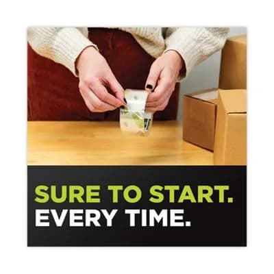 3M Scotch Sure Start Packaging Tape with Dispenser, 2 Inches x 800 Inches (5.56 cm x 2032 cm) | Smooth Unwind, Quiet Roll thumbnail 9