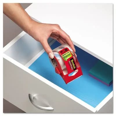 3M Scotch Sure Start Packaging Tape with Dispenser, 2 Inches x 800 Inches (5.56 cm x 2032 cm) | Smooth Unwind, Quiet Roll thumbnail 2