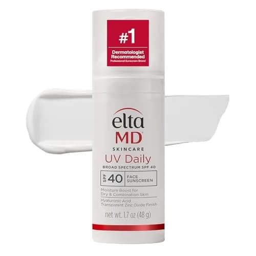 EltaMD UV Daily Untinted Face Sunscreen Moisturizer SPF 40 50.3 ml (1.7 oz) | Broad Spectrum UVA/UVB Protection thumbnail 1