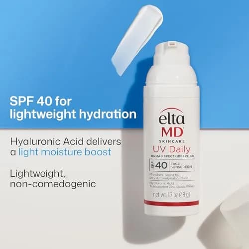 EltaMD UV Daily Untinted Face Sunscreen Moisturizer SPF 40 50.3 ml (1.7 oz) | Broad Spectrum UVA/UVB Protection thumbnail 2