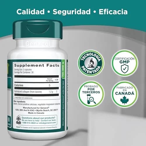 Genacol Original Hydrolyzed Collagen Joint Supplement 180 Capsules (60-Day Supply) | Supports Joint Health thumbnail 5