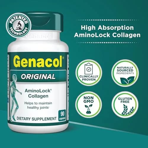Genacol Original Hydrolyzed Collagen Joint Supplement 180 Capsules (60-Day Supply) | Supports Joint Health thumbnail 2