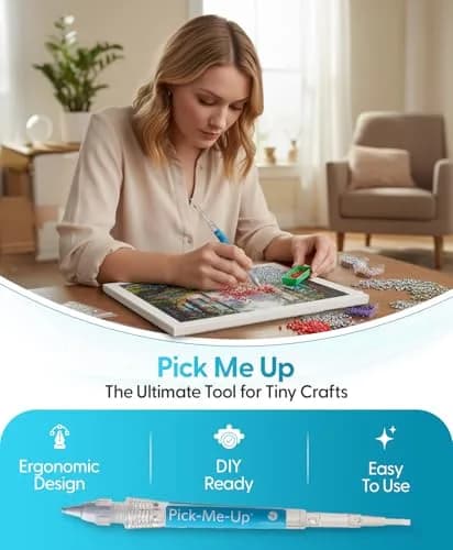 Silhouette America Pick Me Up Tool for Rhinestones & Craft Pieces | 7 inch (17.8 cm) Tacky Gem Picker thumbnail 2