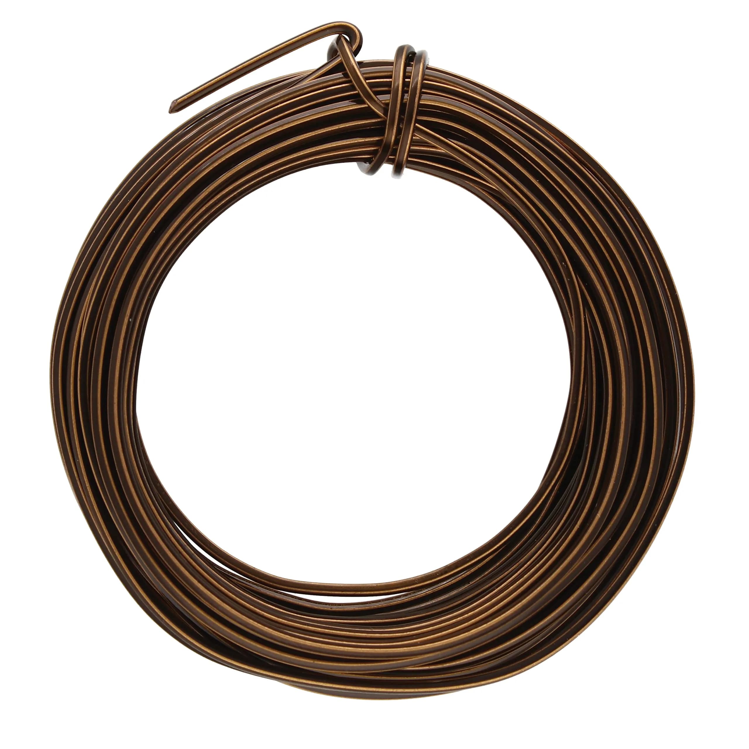 The Beadsmith Square Craft Wire - Soft Temper Beading Wire, Gold Color, 18 Gauge (0.04 inches / 1 mm), 4 Yards — Vintage Bronze